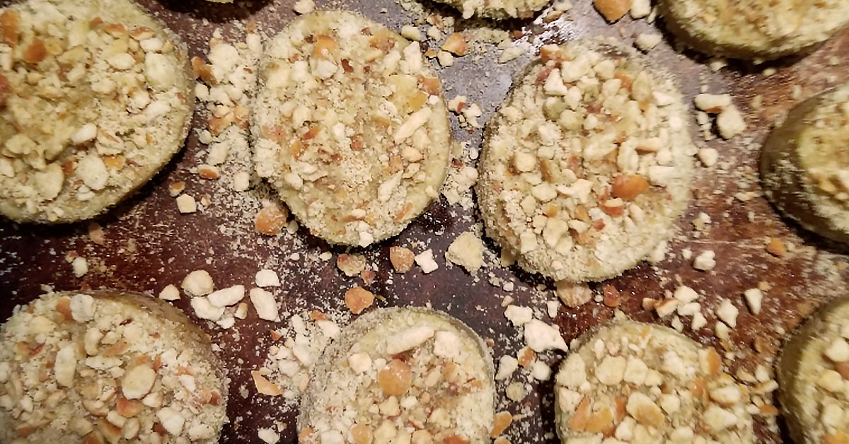 Garlic Pretzel-Crusted Potatoes