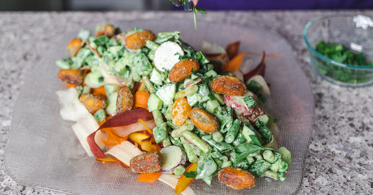 Asian Salad with Proutons
