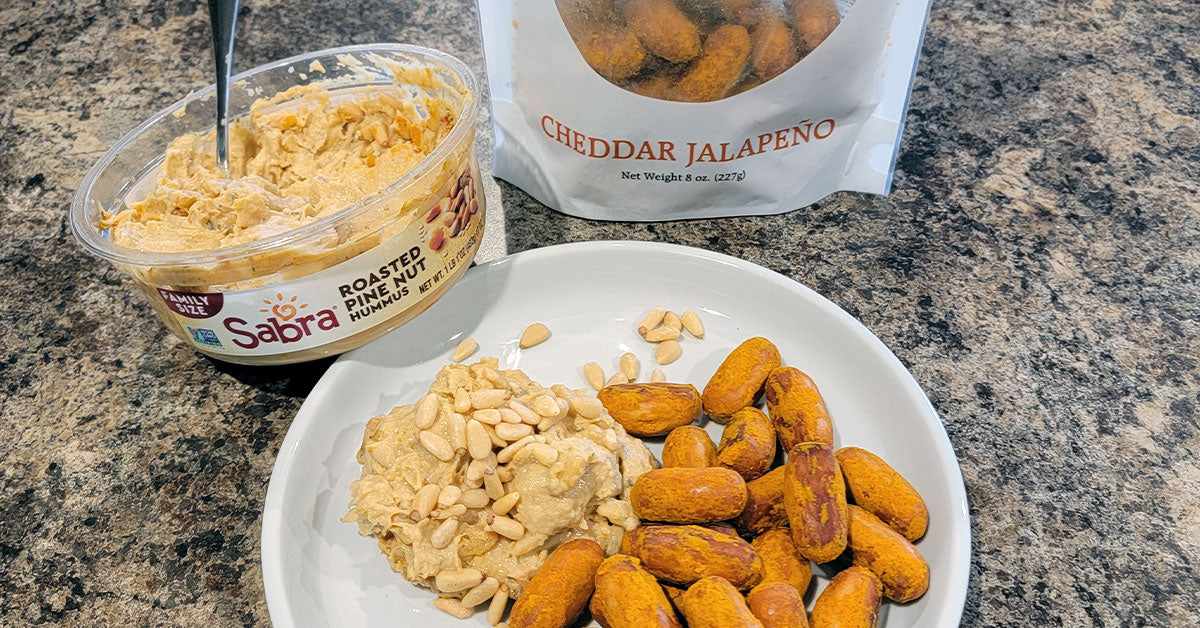 Pretzels with Hummus