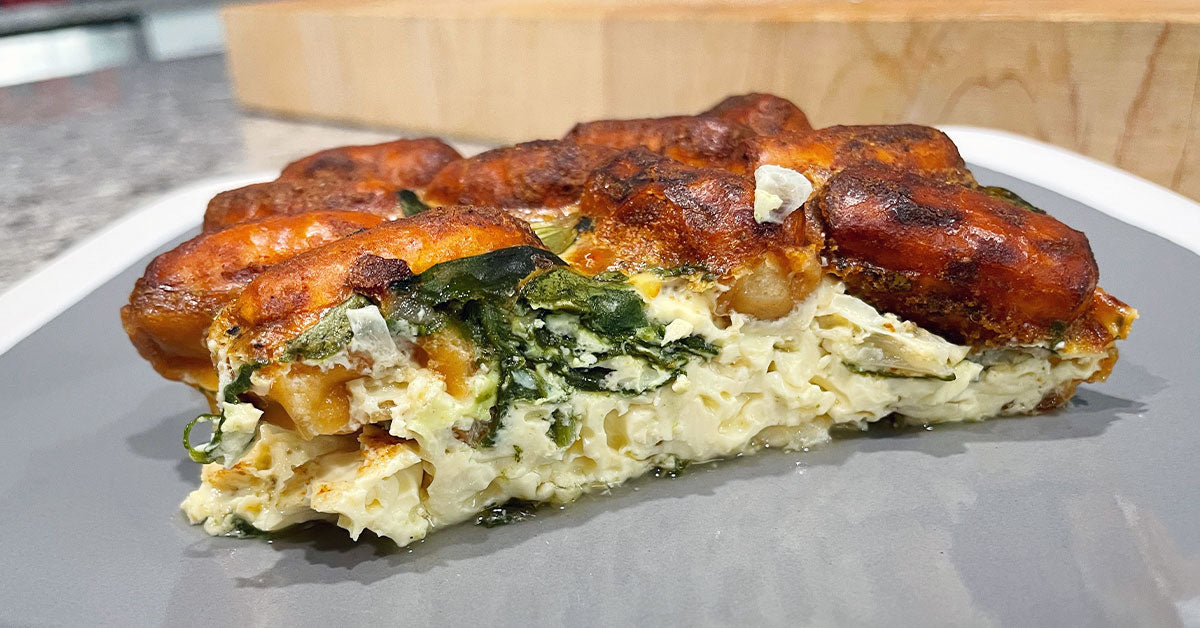 Spinach & Cheese Strata