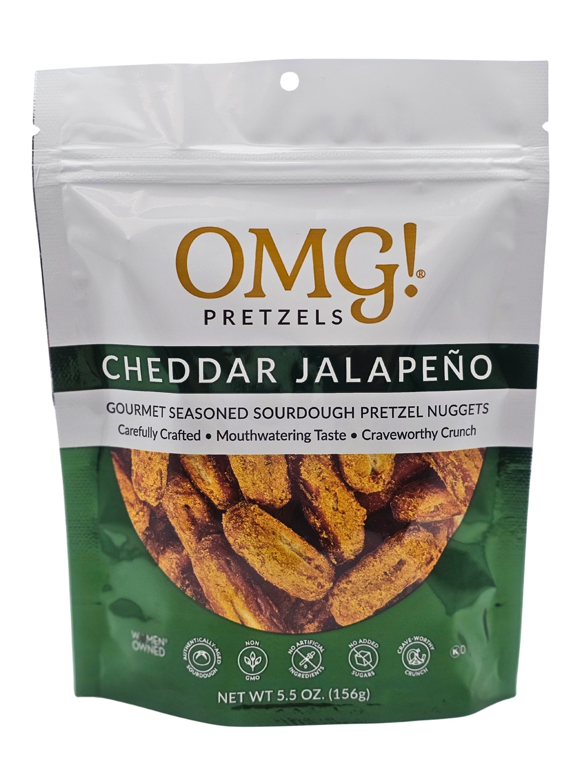 Cheddar Jalapeño Pretzels
