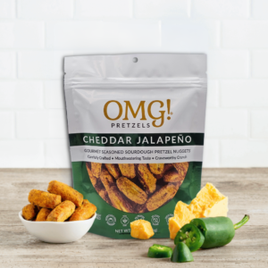 Cheddar Jalapeño Pretzels