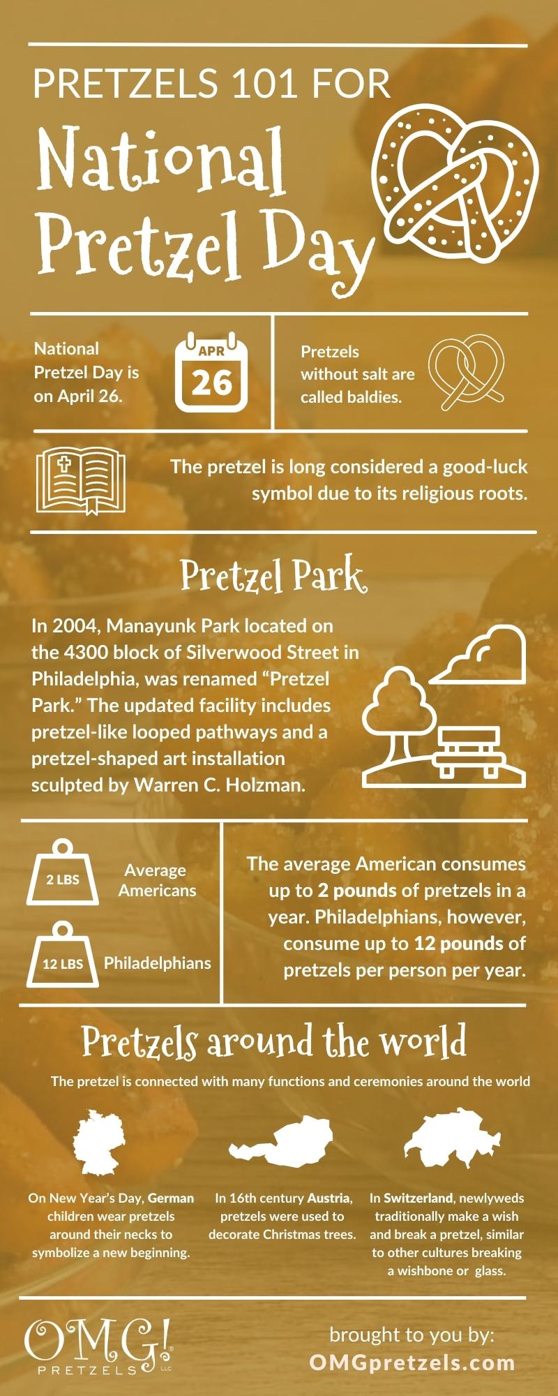 Pretzels 101 A brief history lesson on the best snack ever OMG! Pretzels