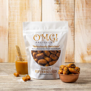 Salty Butterscotch Gourmet Pretzels