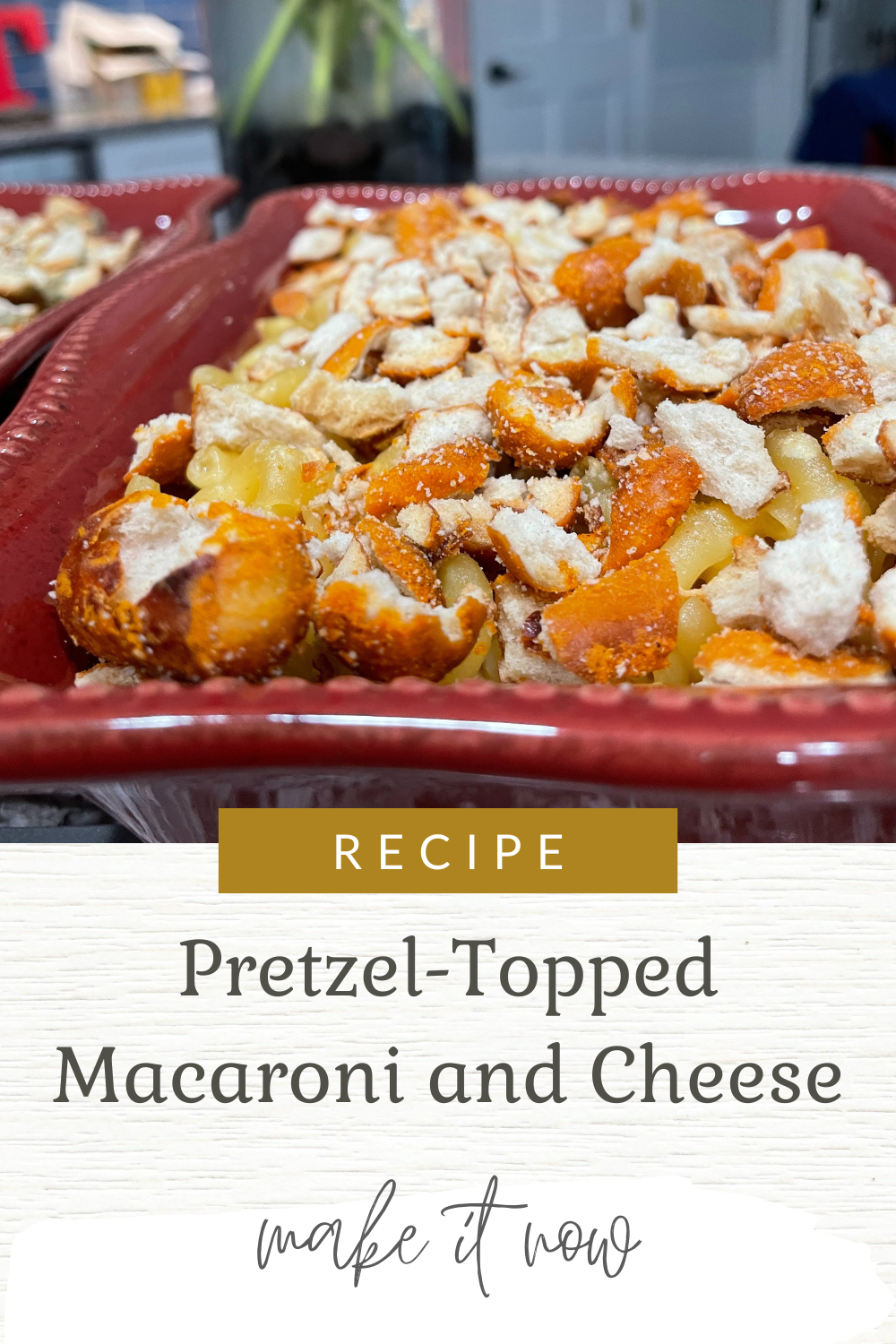 PretzelTopped Macaroni and Cheese OMG! Pretzels