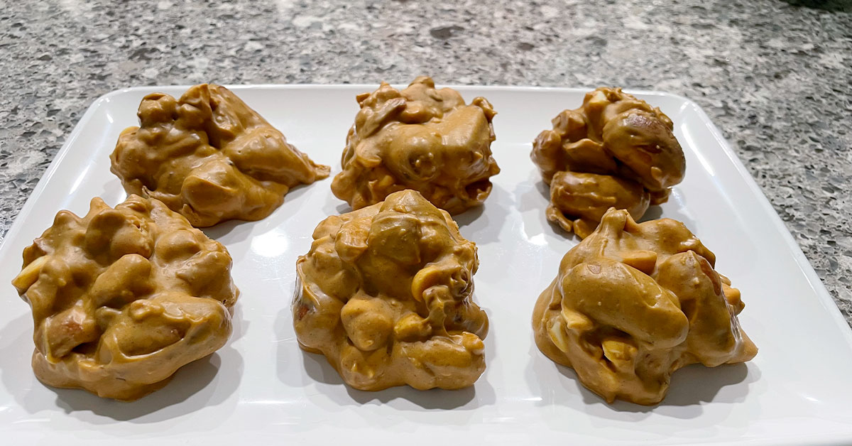 No-Bake Salty Butterscotch Pretzel Clusters