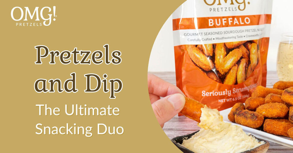 Pretzels and Dip - The Ultimate Snacking Duo