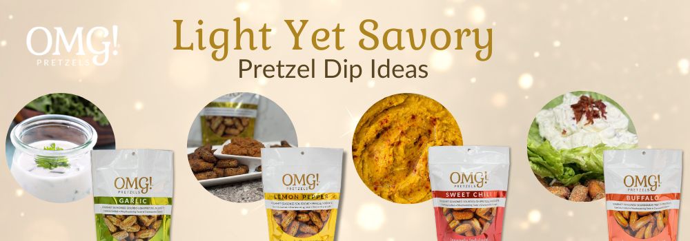 Light yet savory pretzel dip ideas