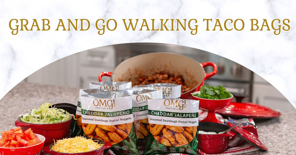 Walking Tacos - Easy, Interactive Entertaining - OMG Pretzels