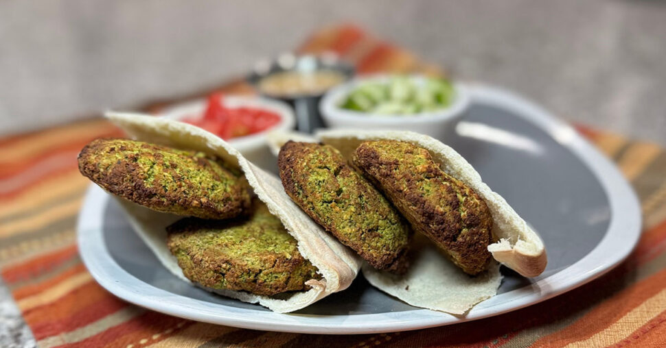 Tasty and Crave-Worthy Falafel Wrap - OMG Pretzels