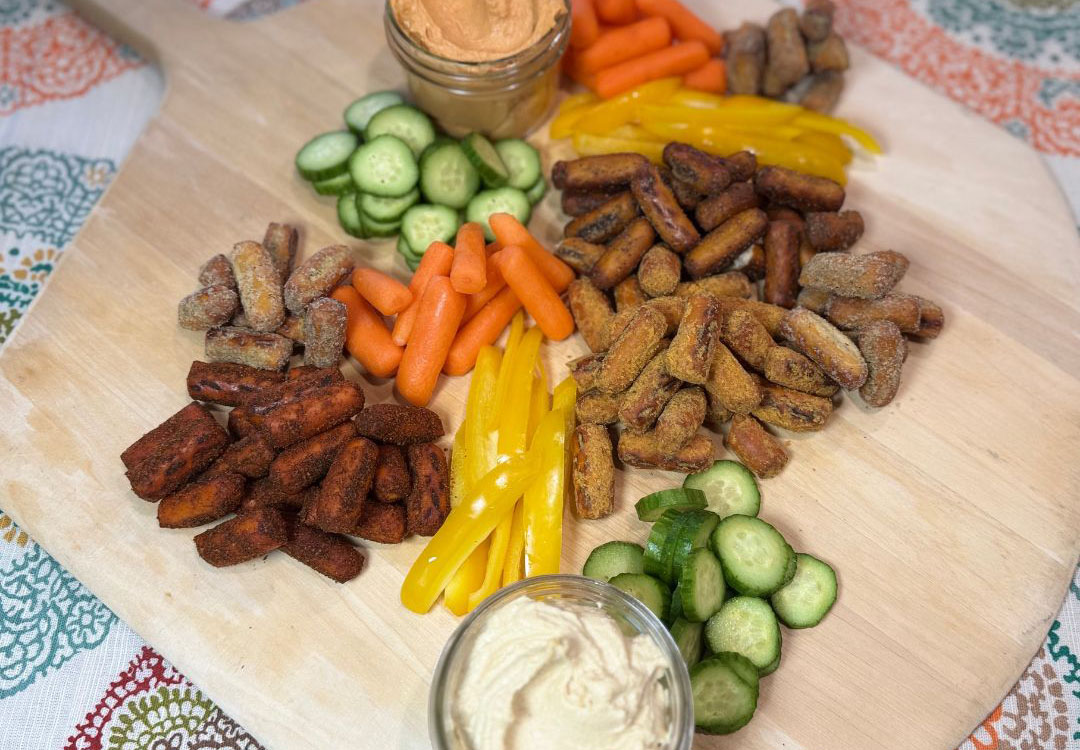 How to Make a Hummus Platter - OMG Pretzels