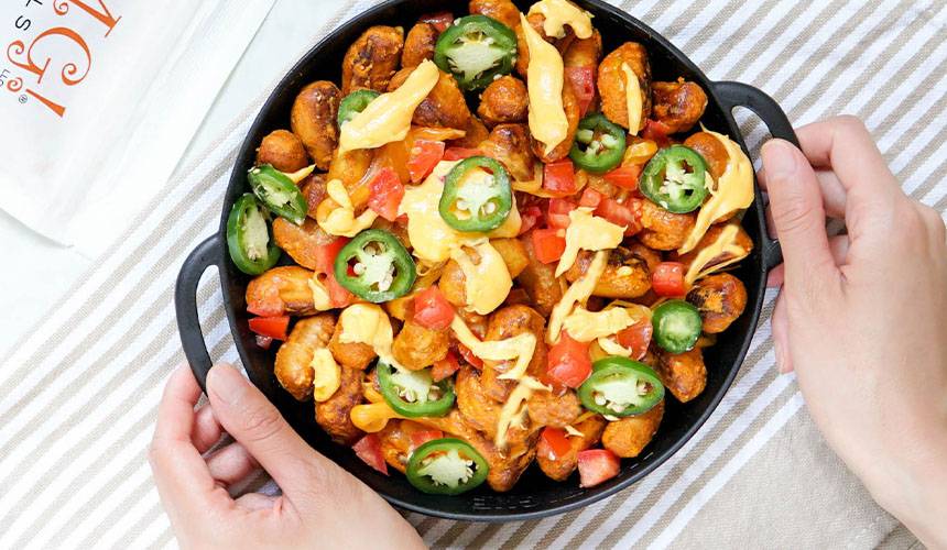 pretzel nachos